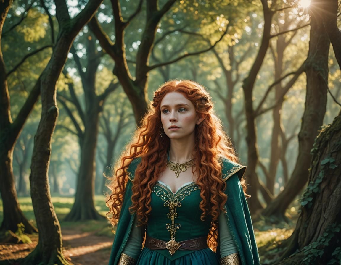 Ethereal Fantasy Elf in Cinematic Portrait