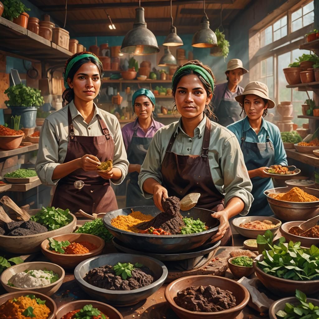 Women Artisans Showcase Handmade Mexican Food Products in Vi...