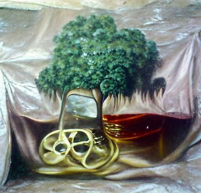 Abstract Oil Painting on Canvas