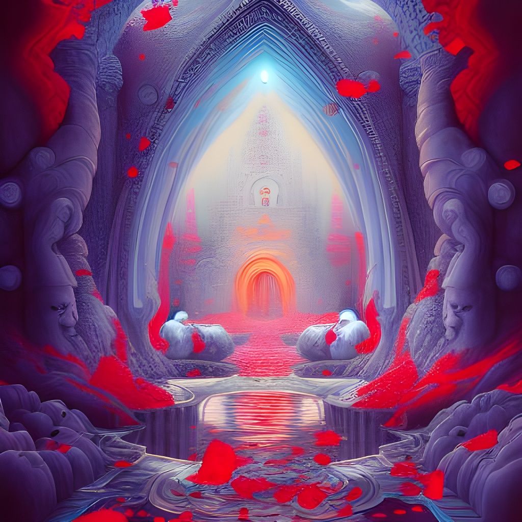 Fantasy Kingdom of Marble and Crystals