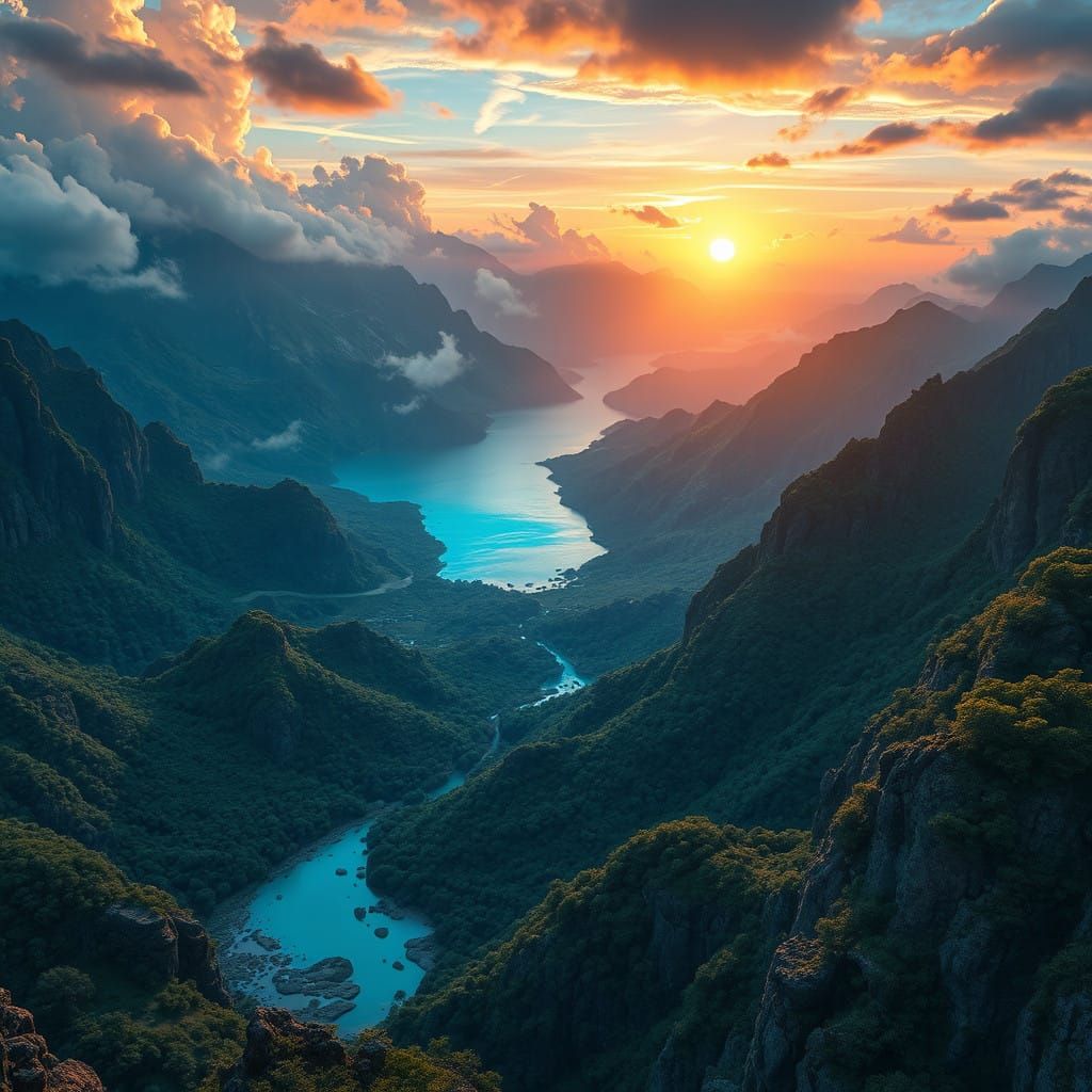 Surreal Landscapes of Vibrant Beauty and Awe-Inspiring Wonde...