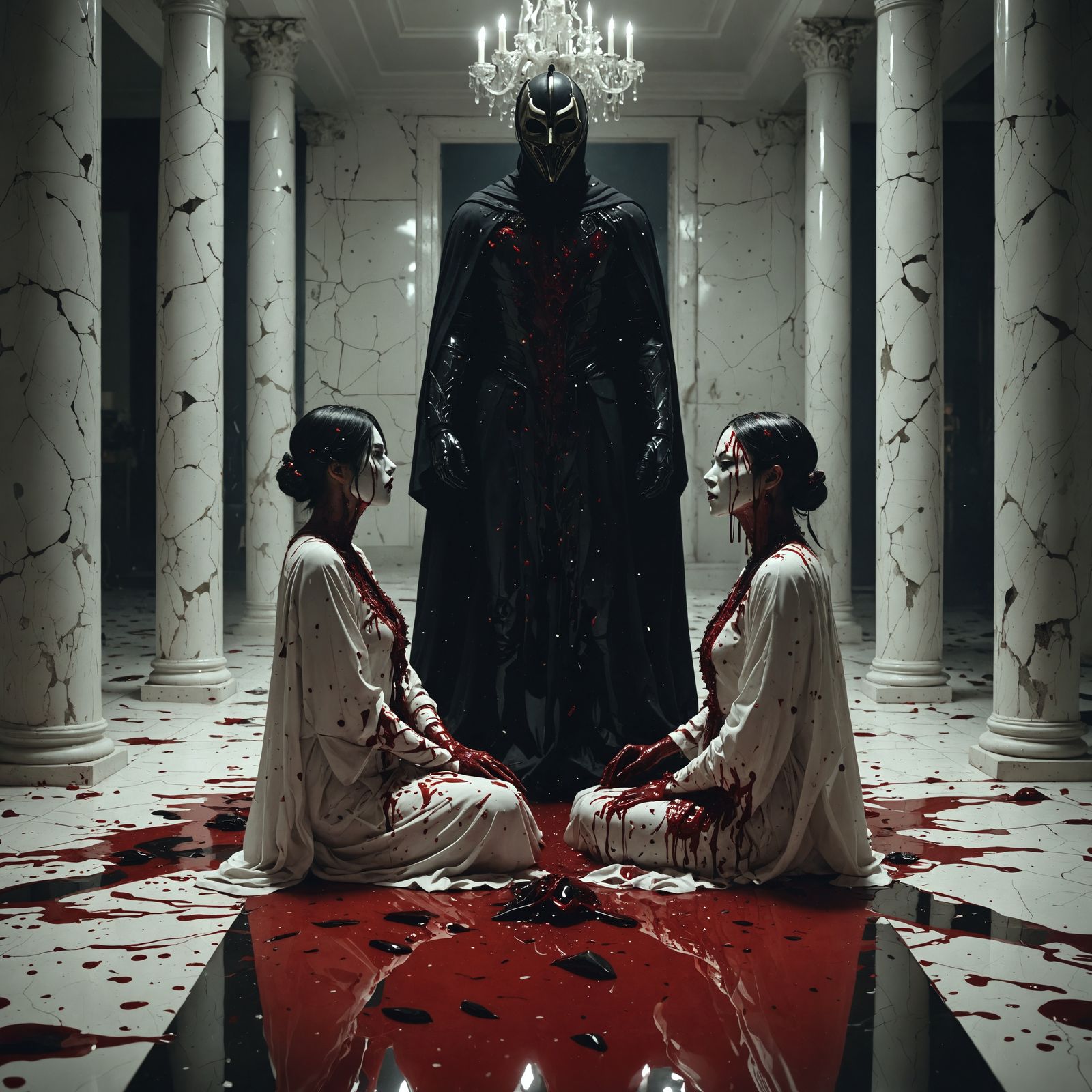 Dark Fusion Theater in Macabre Superhyperrealism Style