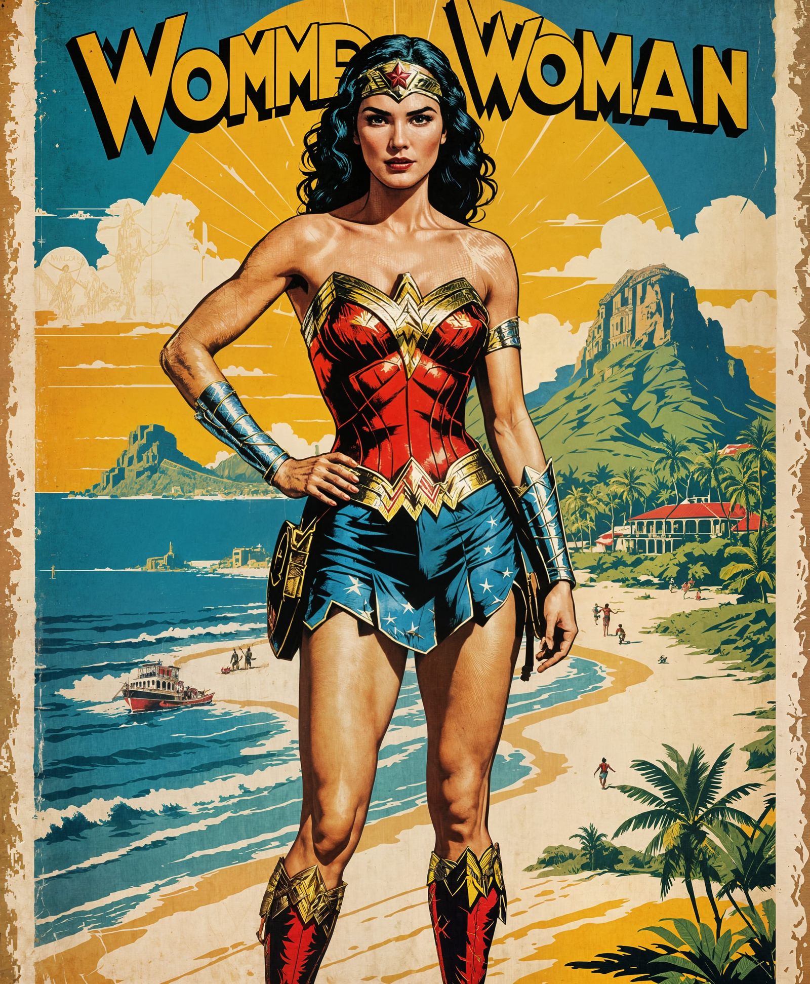 Seja como a Mulher-Maravilha! Visite o belo Moçambique!