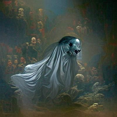 Ethereal Phantom in Horror Style of Doré and Rutkowski