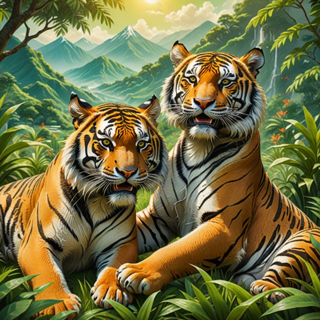 Tickling tigers in bhutan