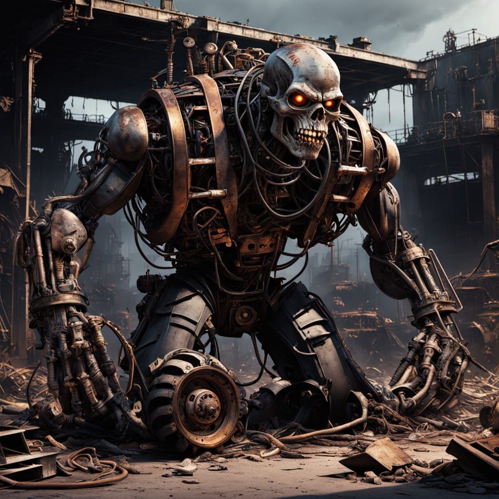 Rusted Post-Apocalyptic Drag Machine