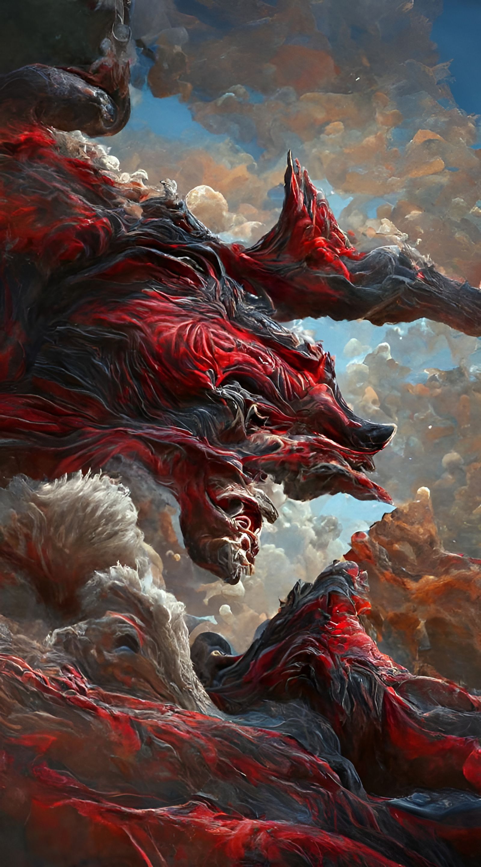 Hyperdetailed Black Wolf Artstation Digital Art