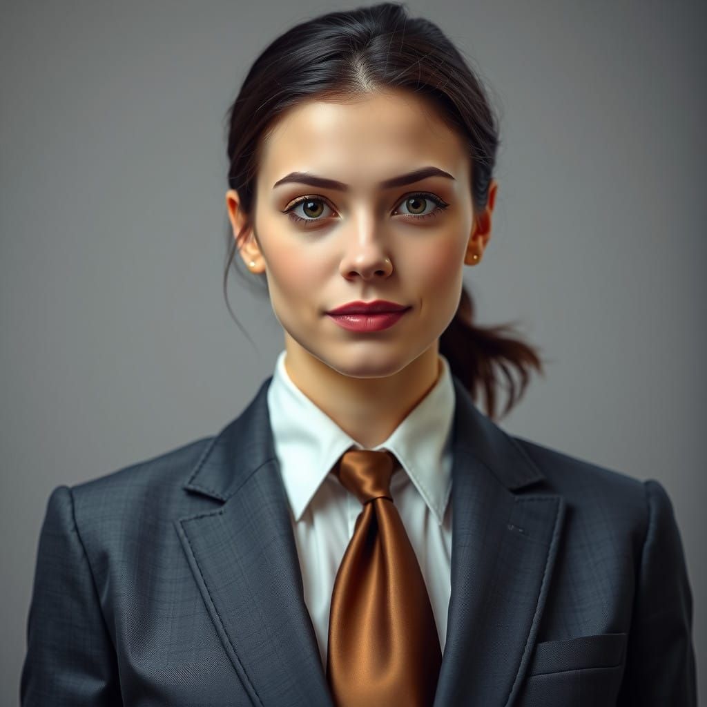 Formal Business Professional in British Silk Suit