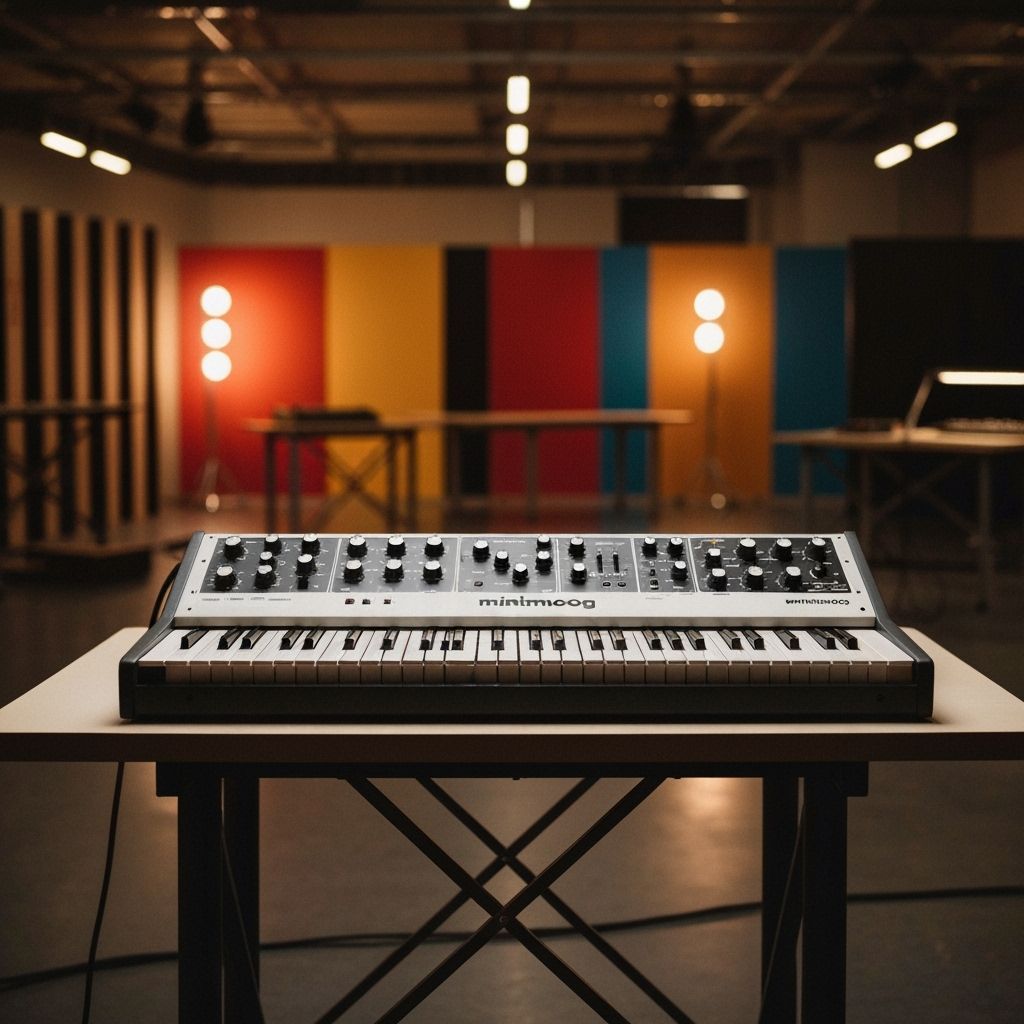 Minimoog synthesizer