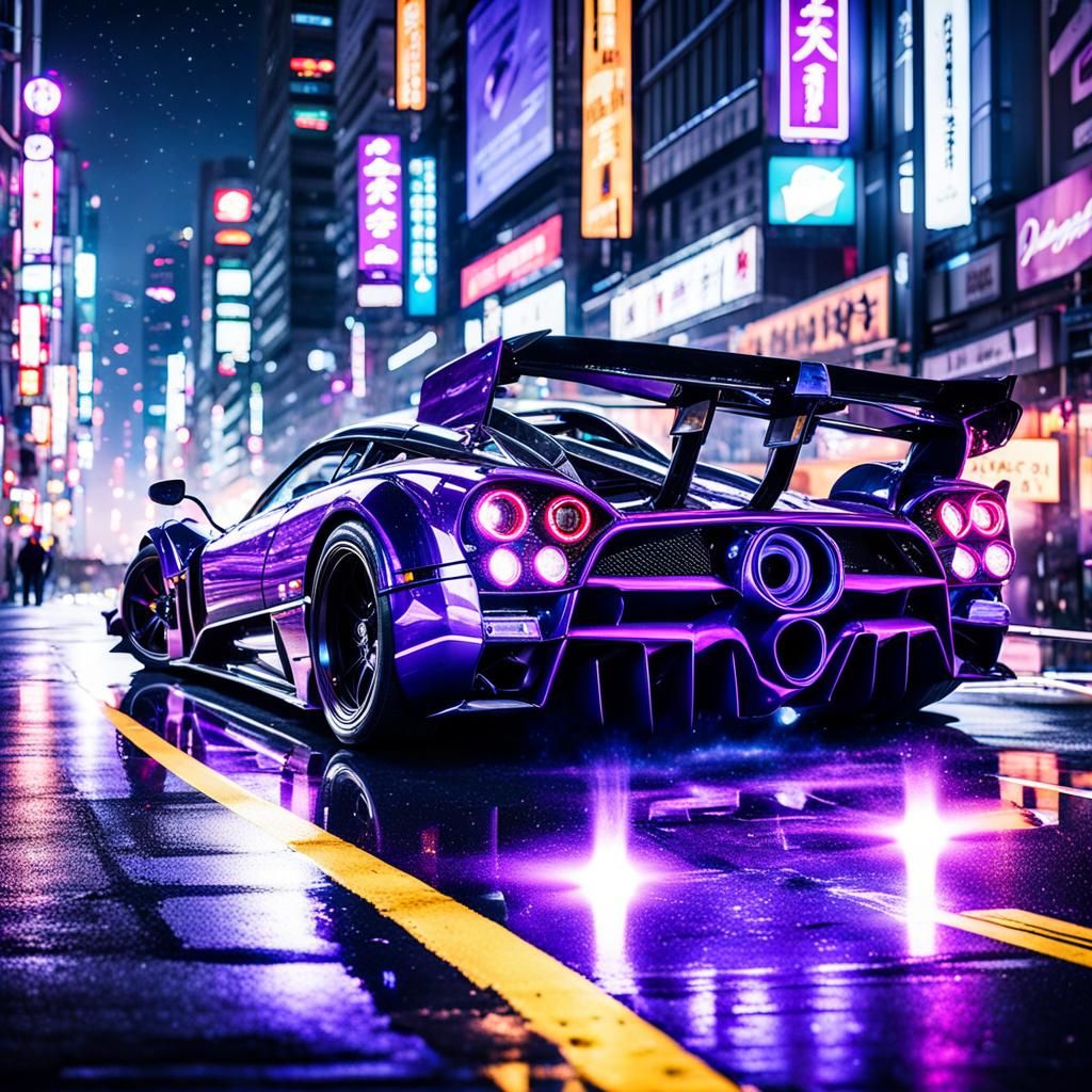 Cyberpunk Pagani Zonda