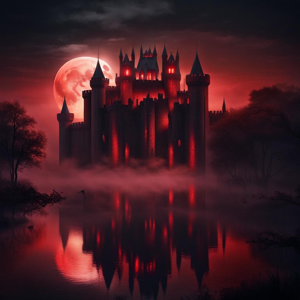 Under red moon