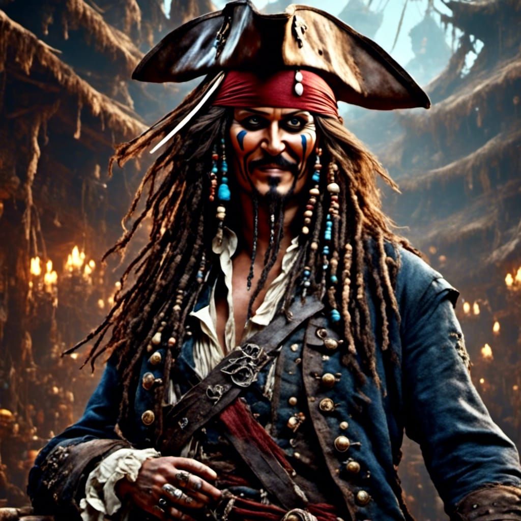 Cinematic Pirate Captain Portrait