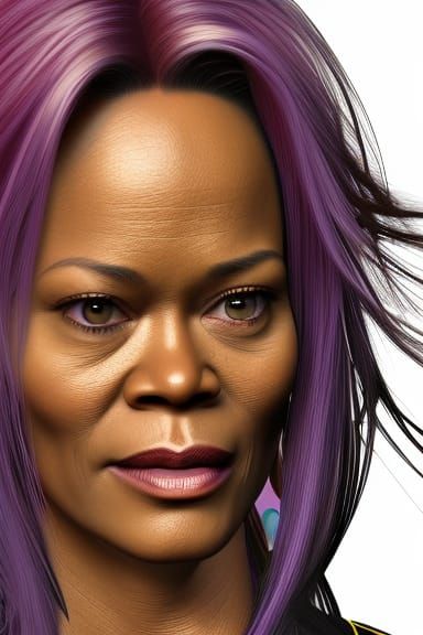 Vivid Portrait in Hyperdetailed Digital Art Style
