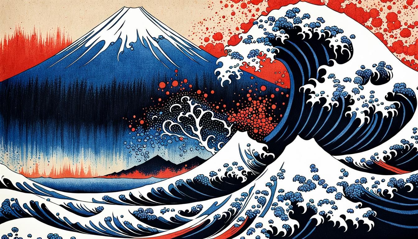 Susanoo-no-Mikoto in Japanese Classic Art Style