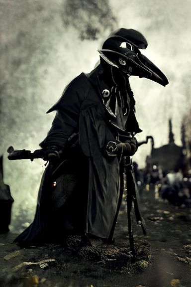 Sinister Plague Doctor in 1900s Style