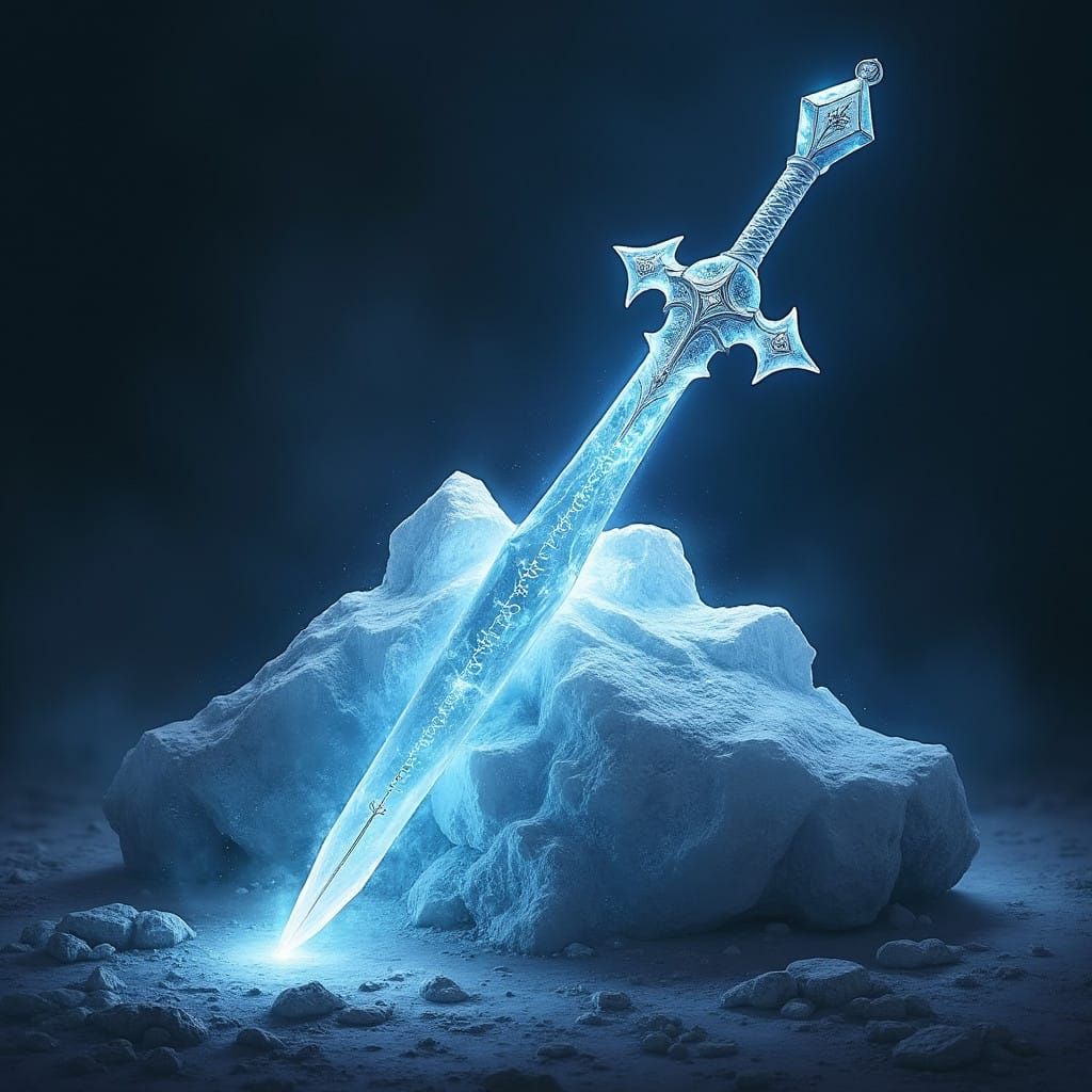 Ethereal Sword of Ice, Ancient Arcane Blade of Legend