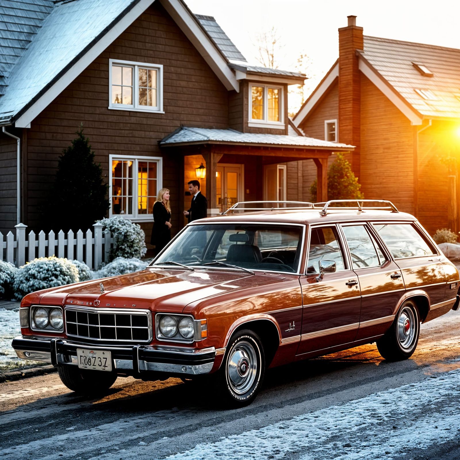 Retro-Futuristic Village Life