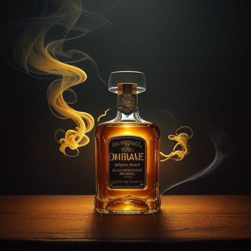 Surrealistic Bar Scene in Retro Aesthetic