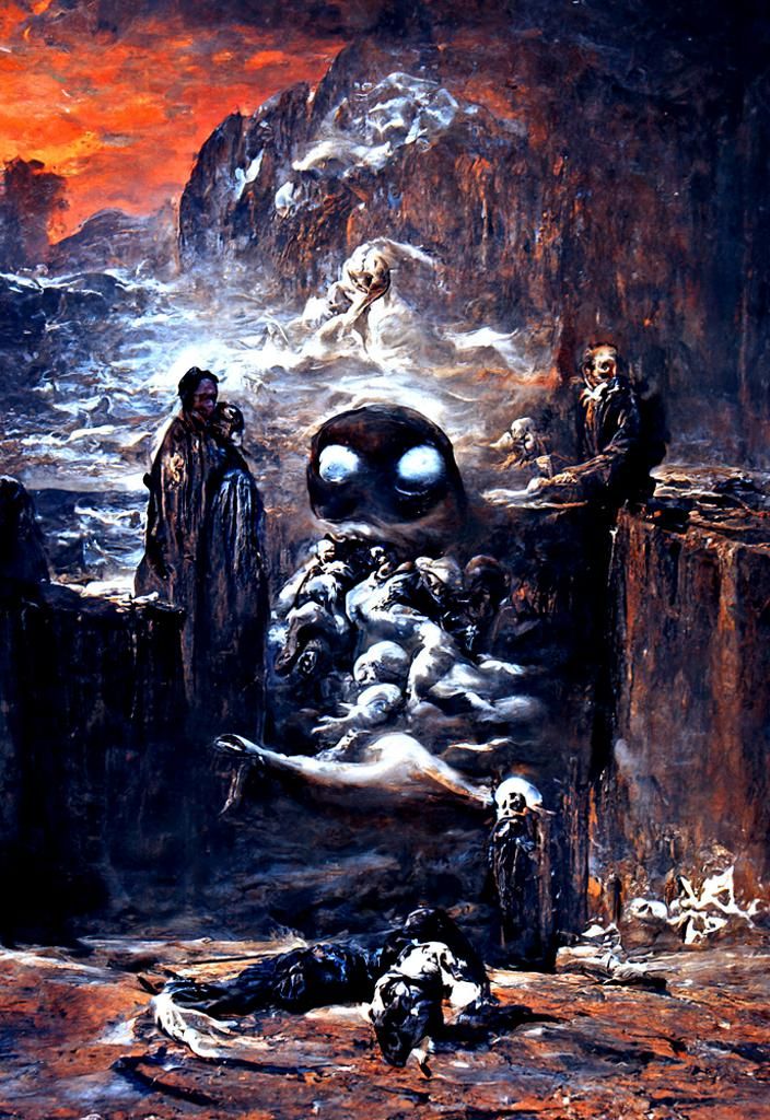 The Binding of Isaac in Surreal Horror Style