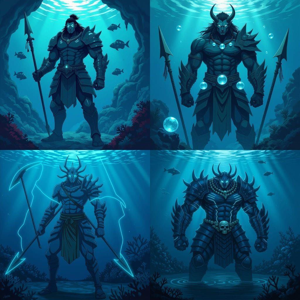 Imposing Bioluminescent Deep-Sea Creature