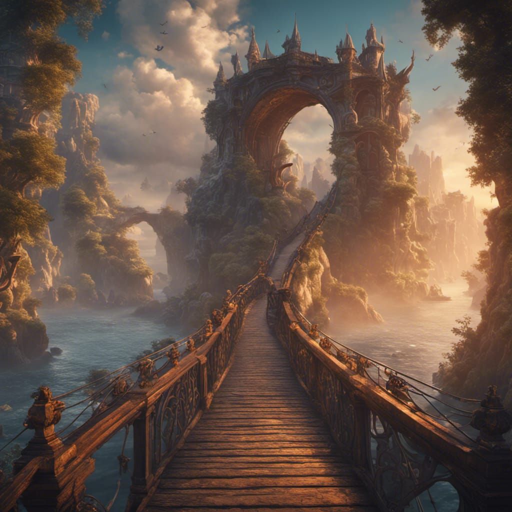 Fantastical Bridge to Another World
