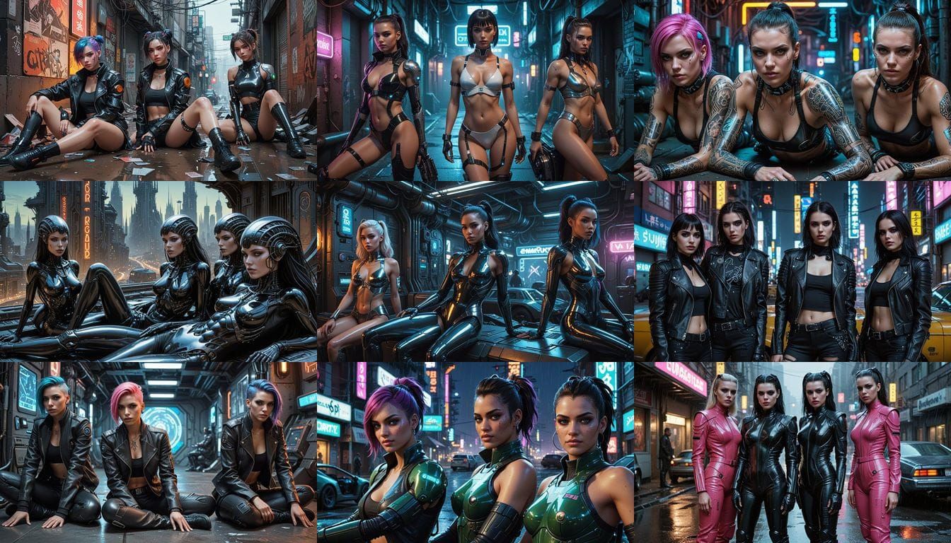 Cyberpunk Goddesses Expose Their Souls in Deep Gaze