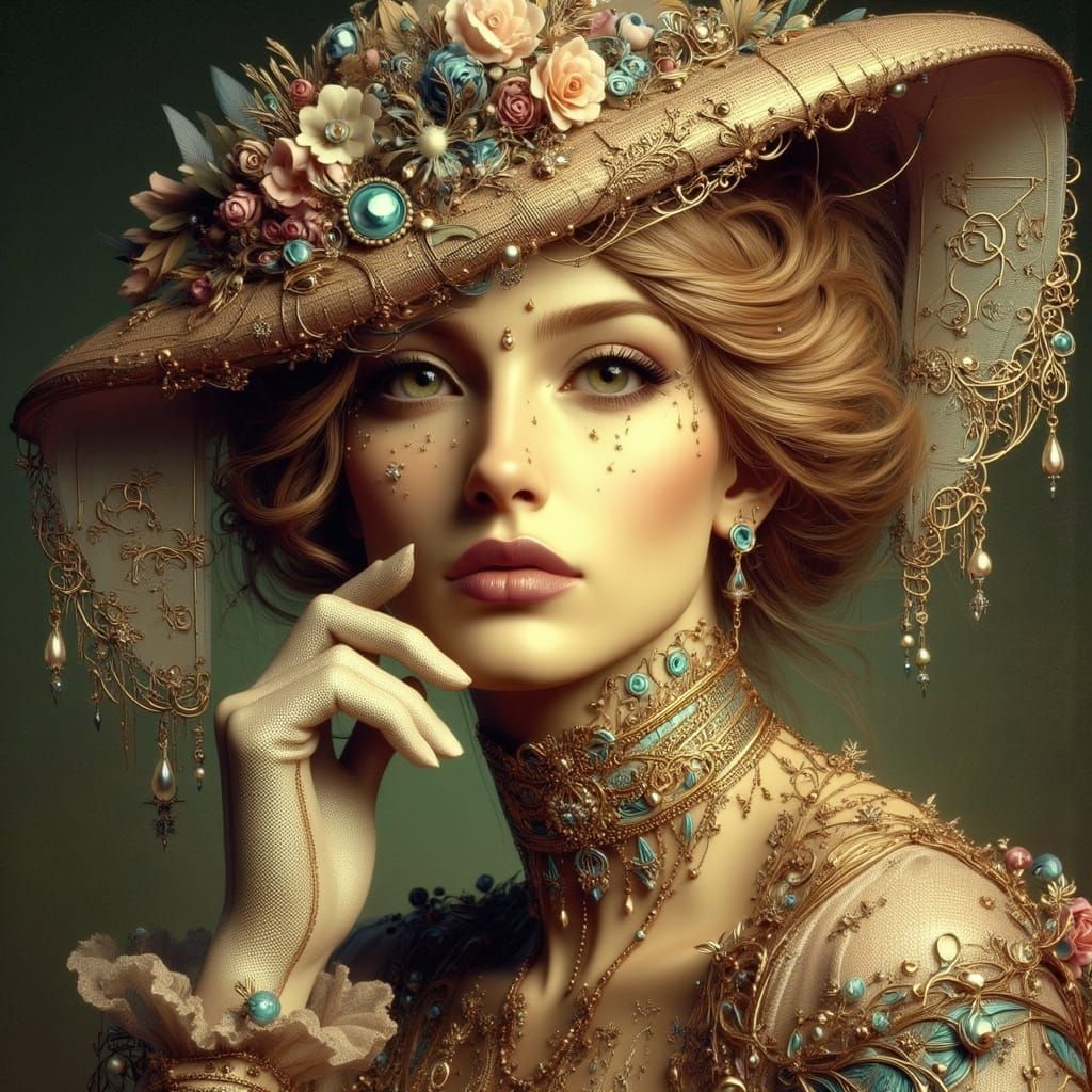 Victorian Women in Surreal Abstract HD Photography