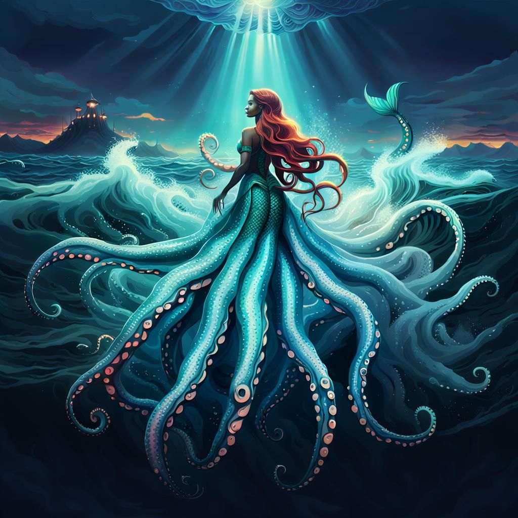 Mermaid Octopus Hybrid