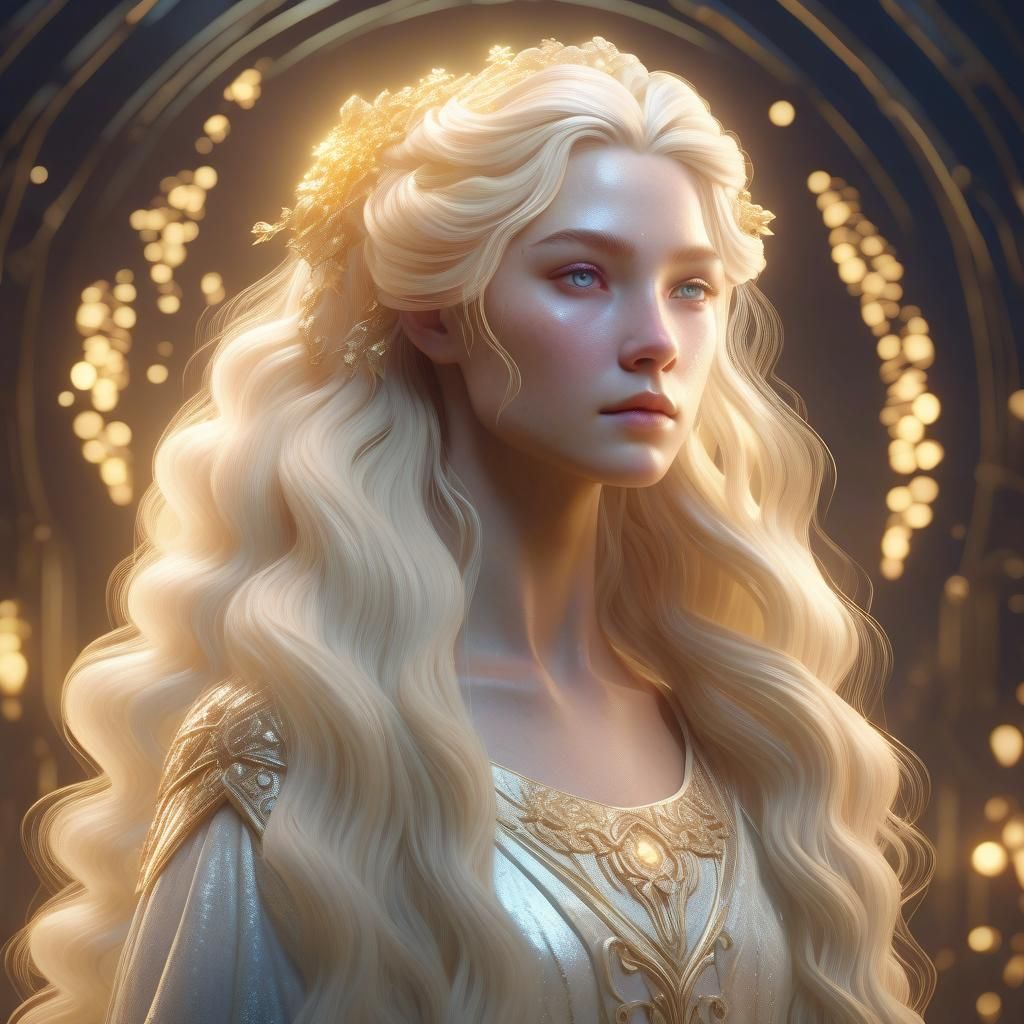 Mystical Princess Persephone with Mismatched Eyes