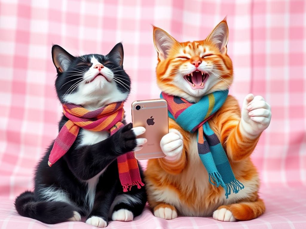 Laughing Cats