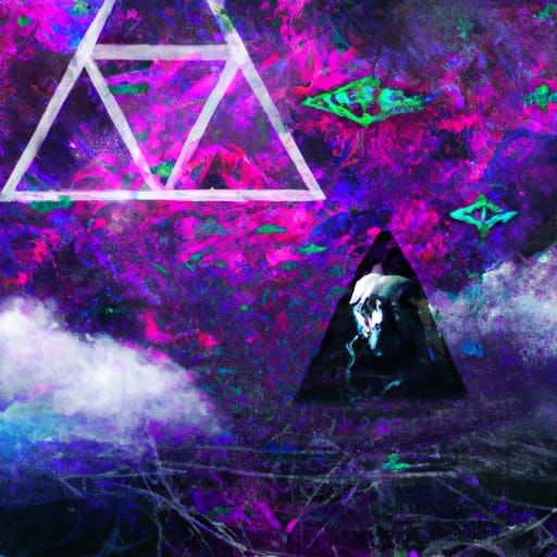 Holographic Cosmic Illustration by Pablo Amaringo