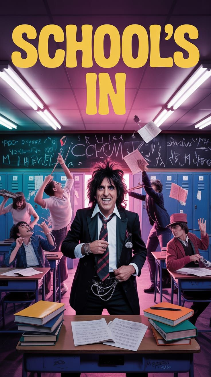 School's In: Alice Cooper's Chaotic Classroom, 1970s Style