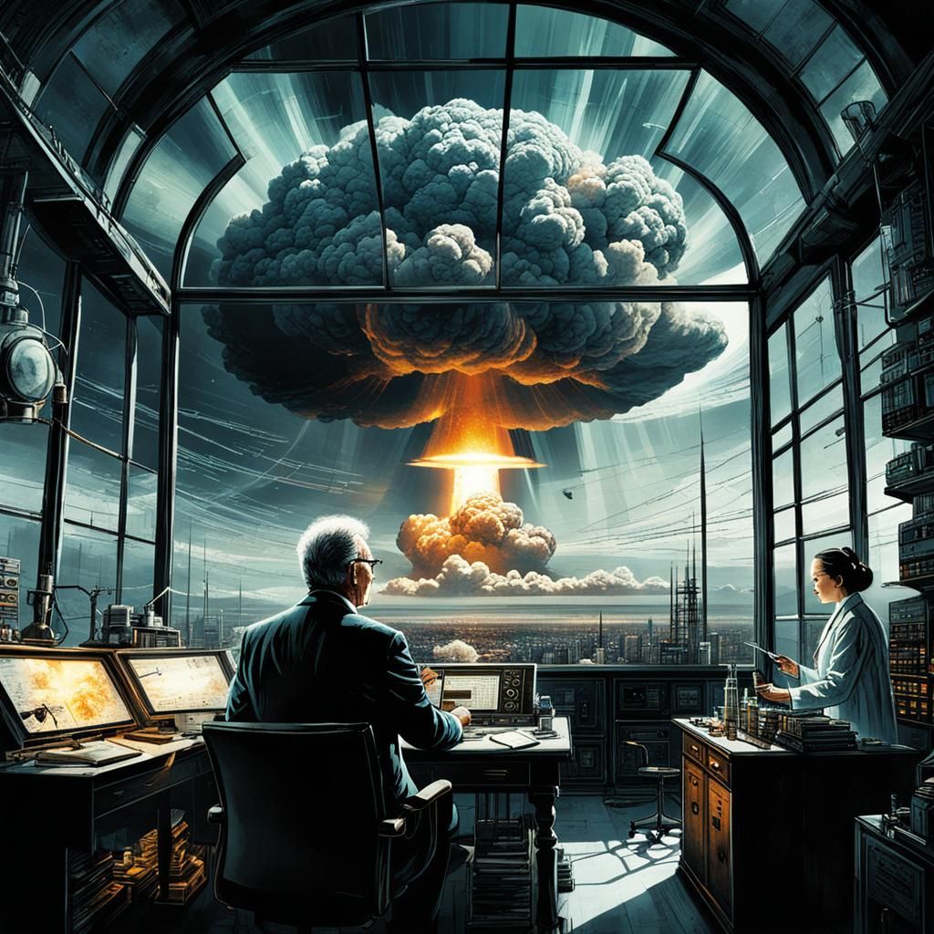 Mad Scientist's Lab: A Sci-Fi Illustration