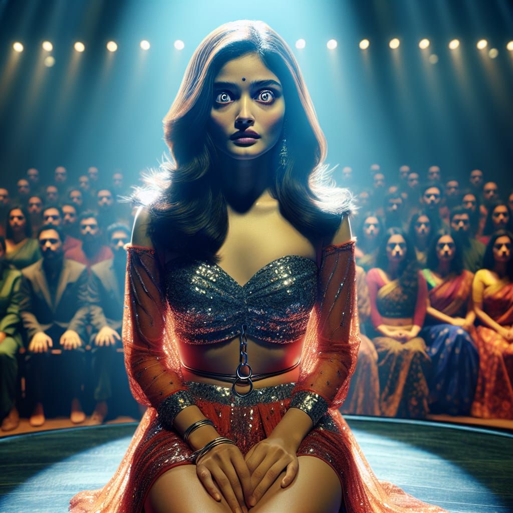 Cinematic Hypnotist Show Featuring Indian Woman