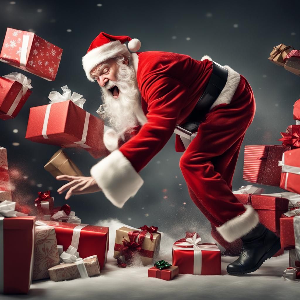 Clumsy Santa