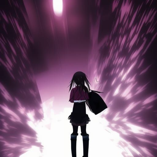 Figure in Void: Anime Key Visual Art