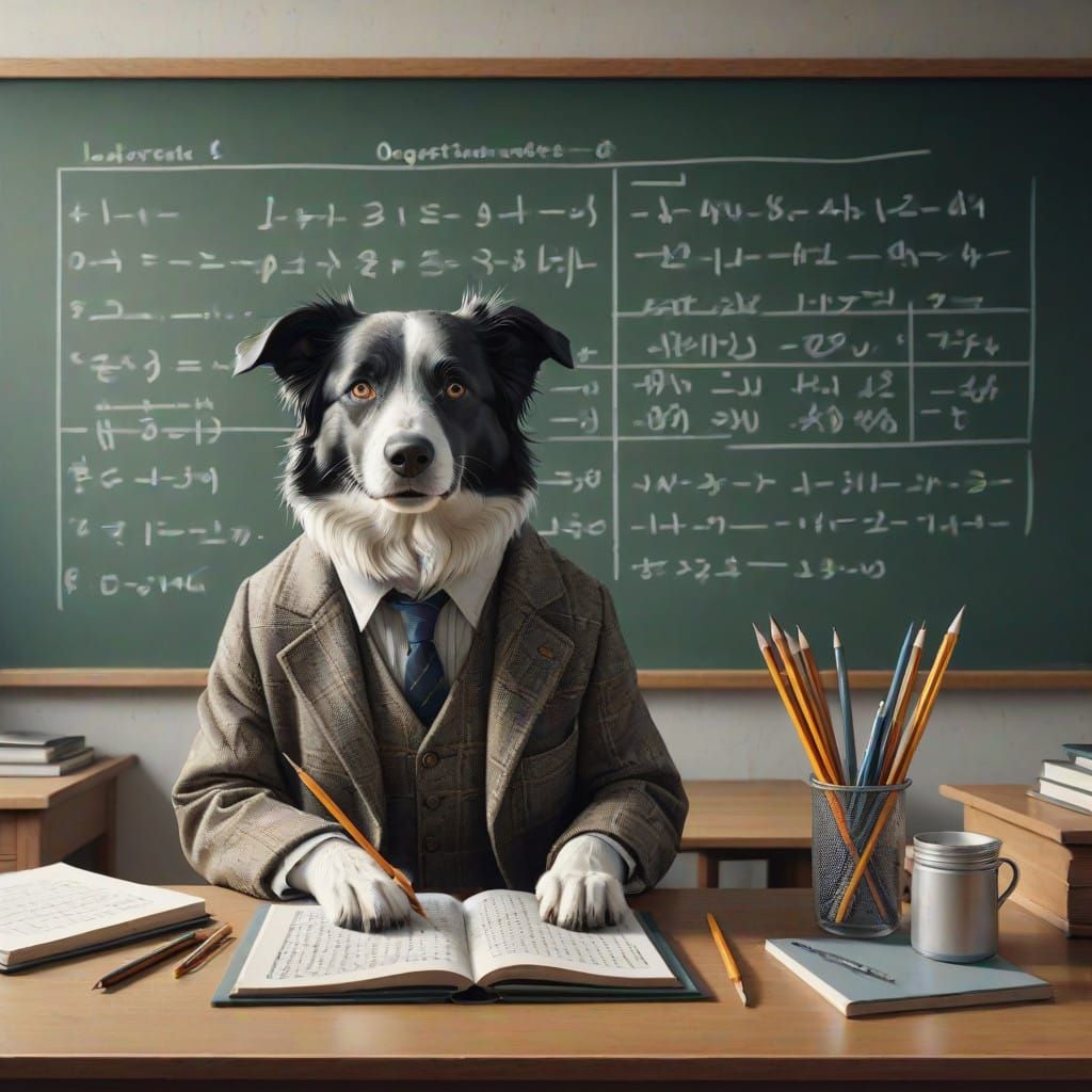 Cozy Classroom Scene in Detailed Realism