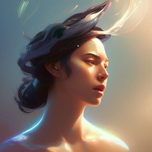 Detailed Portrait with Dynamic Lighting