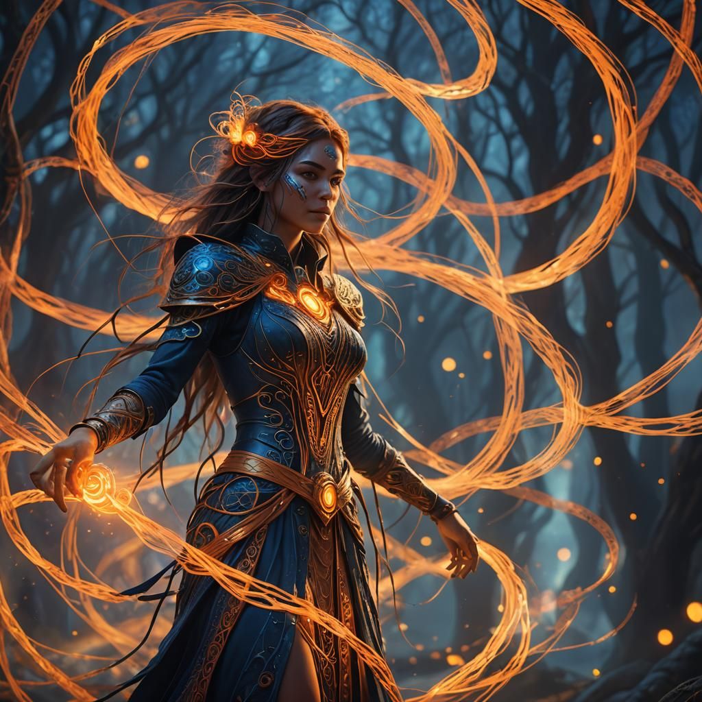 Mystical Dreamweaver Fantasy Concept Art