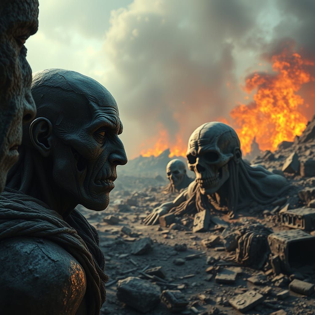 Desolate Landscape of Forgotten Compassion