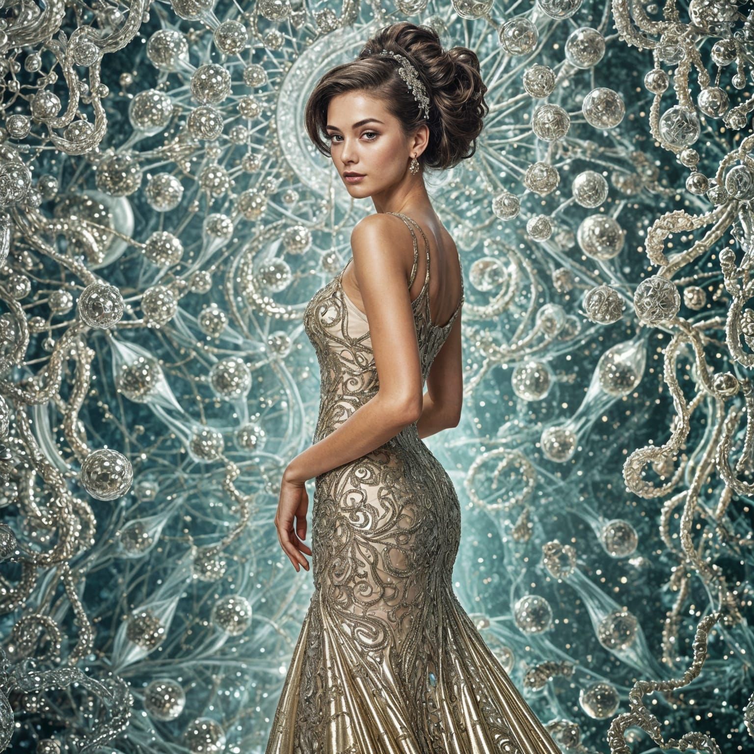 Ethereal Beauty in a Fractal Realm