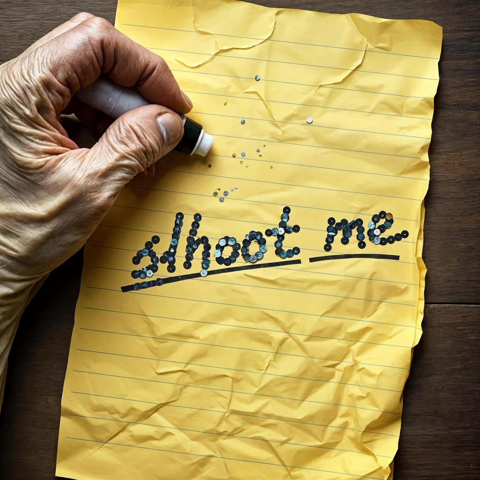 Hyperrealistic Hand Creates Disturbing Self Portrait