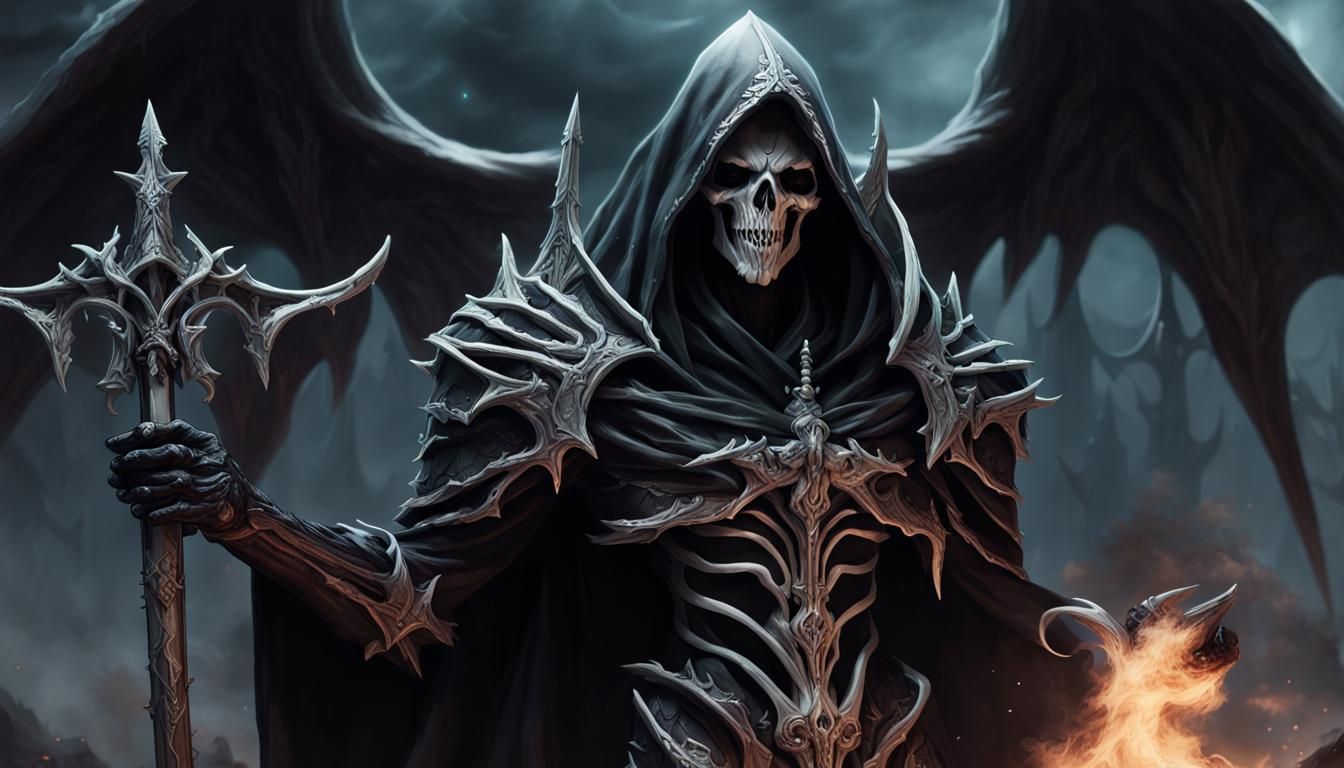 Malthael: Reaper of Souls in Graveyard Smoke