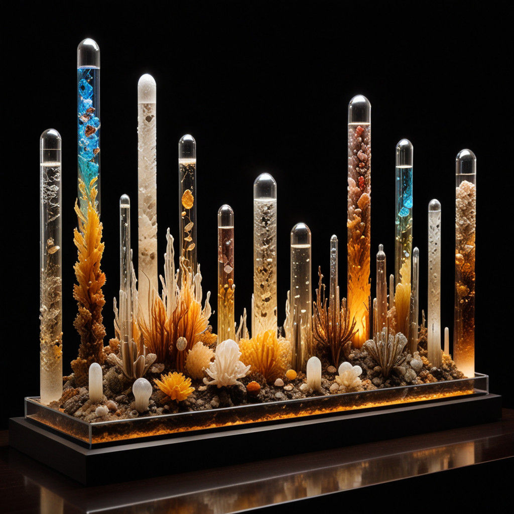 Spectrum of Soil Compositions in Elegant Geological Art
