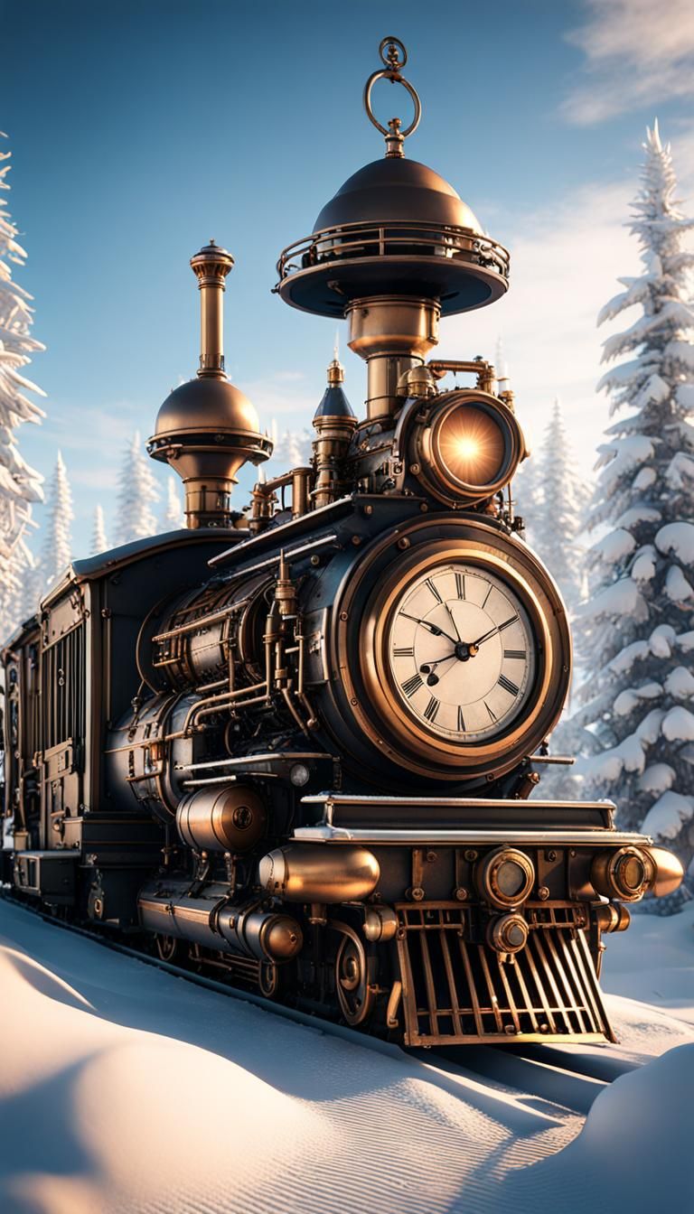 Steampunk train