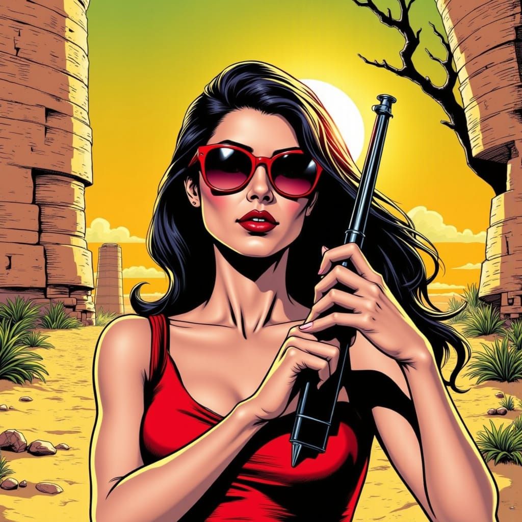 Comic Detective Sanja Investigates Egyptian Pyramid Mystery