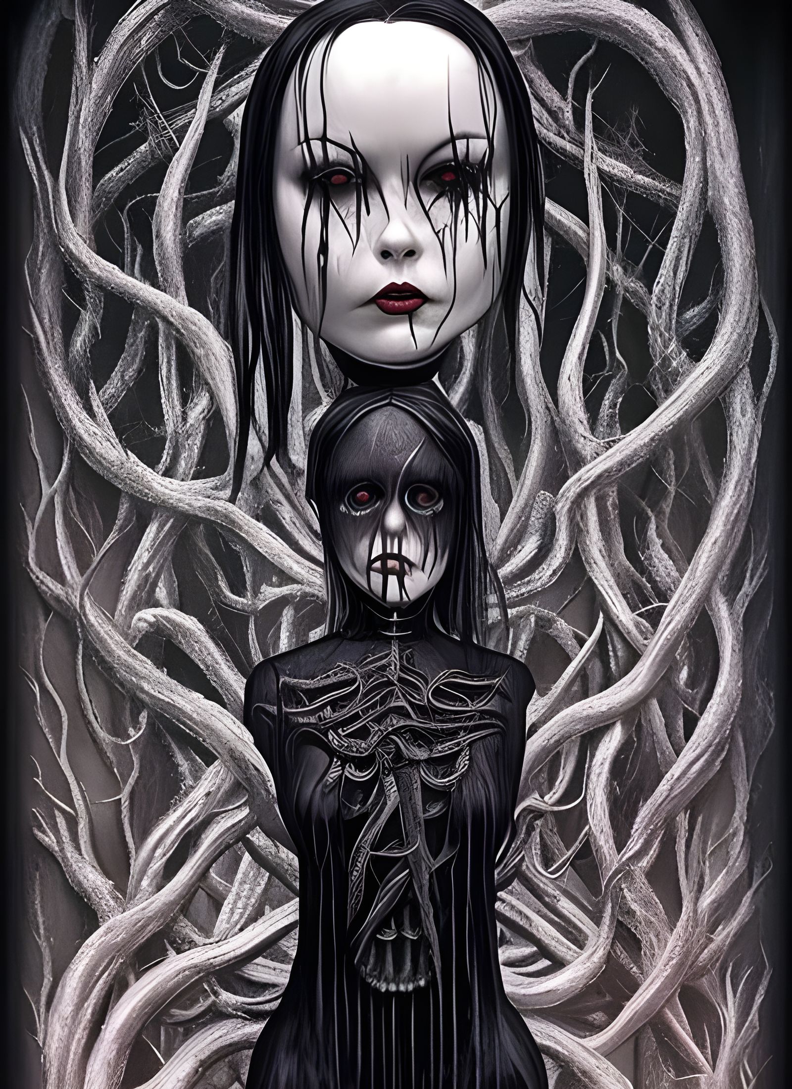 Wednesday Addams as Eldritch Horror in Dark Fantasy