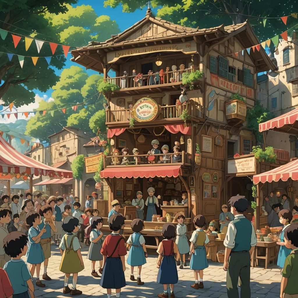 Sicilian Puppet Show at Italian Country Fair