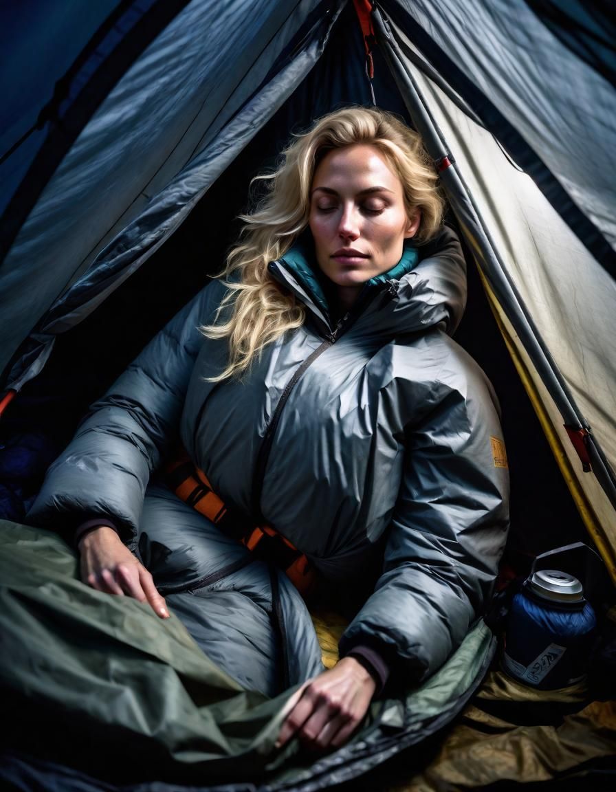 Ethereal Portrait in the Moonlit Wilderness