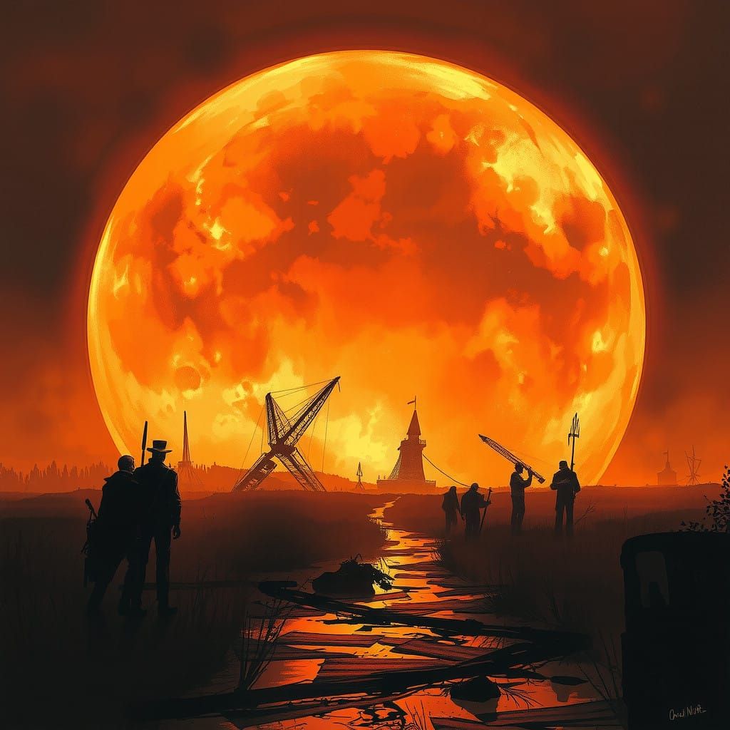 A Sinister Spirit at Work in a Dark Fantasy Realm